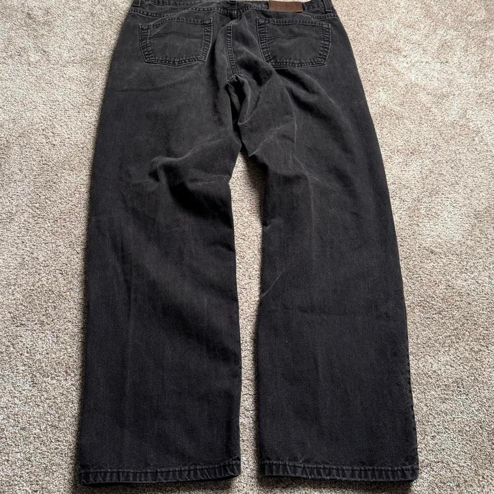 VINTAGE RED LABEL HILFIGER DENIM STONEWASH GREY STRAIGHT LEG DENIM